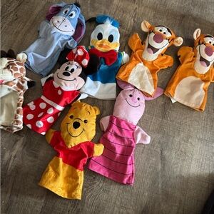 Melissa & Doug Blue and Red Learning Toys Hand Puppets